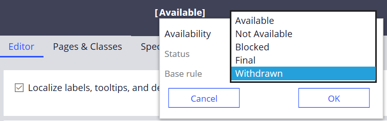 Withdraw rule